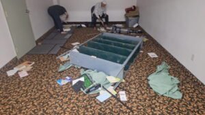 يثير قلق السكان والشرطة تحقق في الحادث