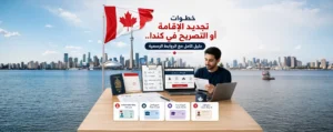 خطوات تجديد الإقامة أو التصريح في كندا