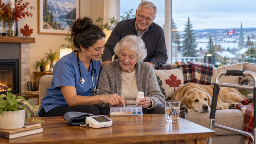 الرعاية المنزلية Home Care في كندا لكبار السن والمرضى