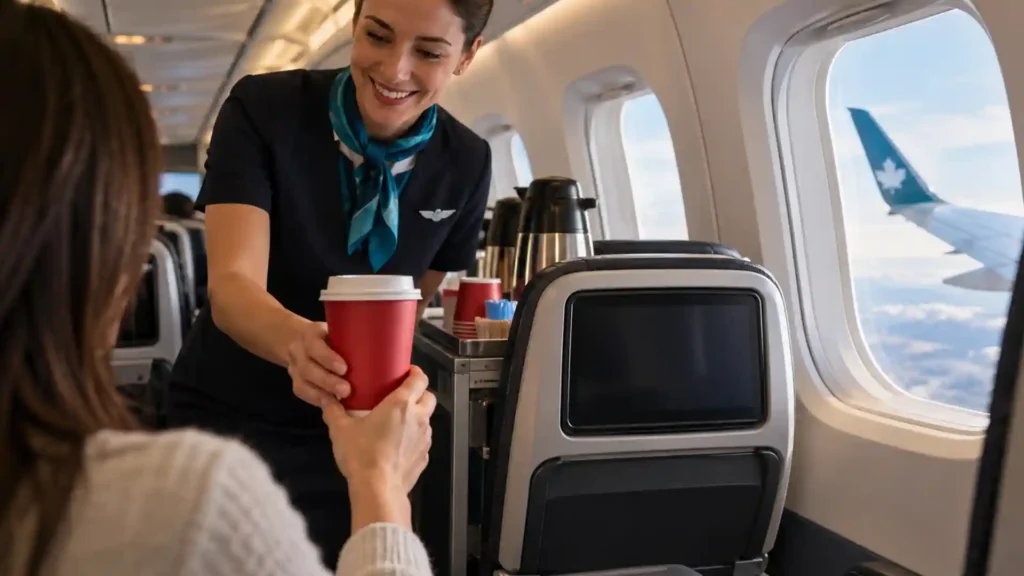قهوة تيم هورتونز تُقدَّم على متن رحلات WestJet بدءاً من 30 نوفمبر
