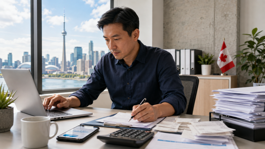 كيف تفتح GST/HST Account وتقدم Return في كندا؟