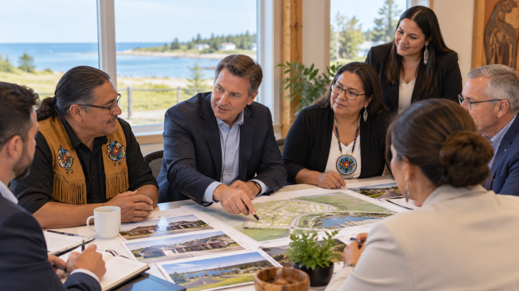 زيارة وزارية في سكوتشفورت تبرز النمو والشراكة مع Abegweit First Nation