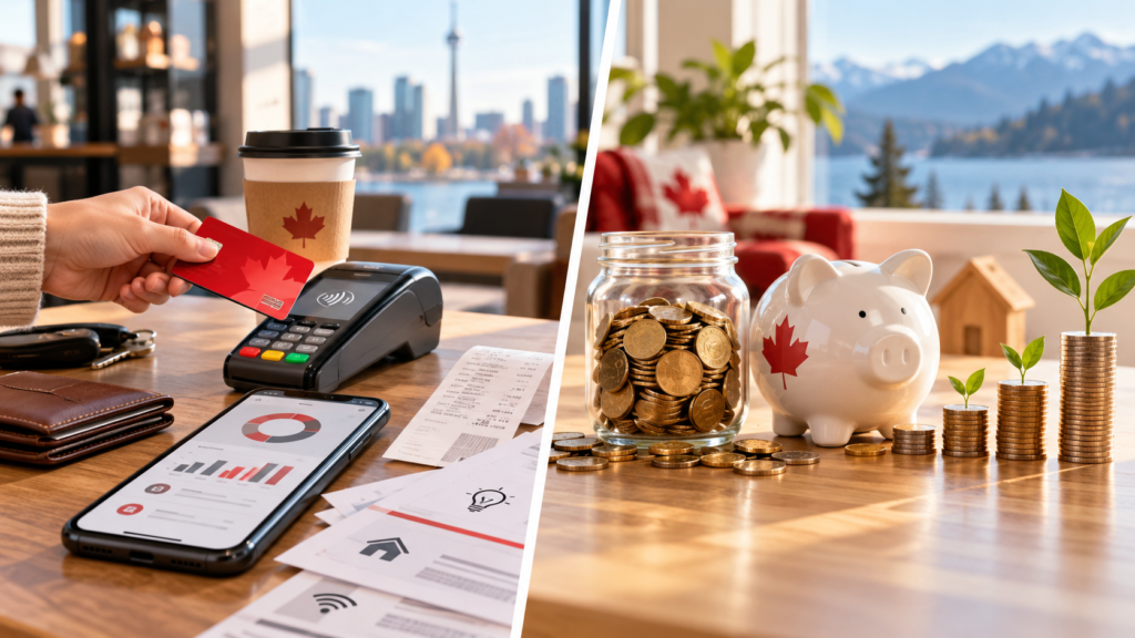 Chequing وSavings في كندا 2026: الفرق والرسوم والحسابات المجانية
